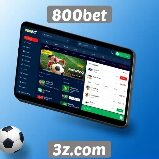 Interface do usuário no 800bet é intuitiva